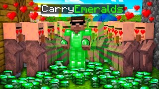 I Became Emerald Carry To Troll Villagers!