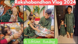 Best Rakshabandhan Celebration Vlog 2024 | Rakhi Vlog | Sibling Outfit Idea | Full Busy Day Routine