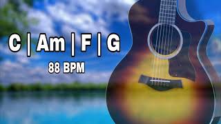 Acoustic Guitar Loop Picking 88 BPM [ C Am F G ]