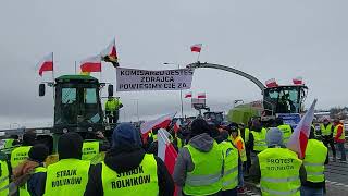 Blokada ‼️20.02.2024. Augustów. Protest Rolnikow.