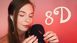 ASMR 8D Mic Scratching w/Spoolie and Slow Whispering [Around Your Head]