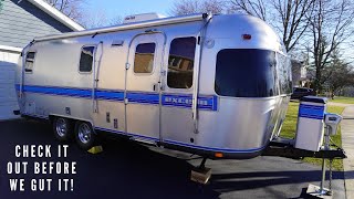 RV Renovation Before Tour | Airstream Build Series Episode 1