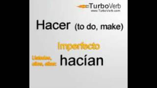 How to Conjugate Hacer with Turbo Verb