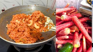 बिलकुल कम समय में गाजर का हलवा बनाए इस ट्रिक से || Super tasty creamy gajar ka halwa in fer minutes