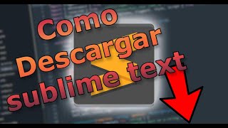 ✅Como Descargar sublime text para Windows y MAC - how to download sublime text