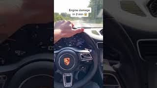 Porsche Engine damage in 2 min 😱 | @newsforcar