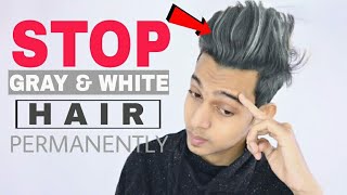 Change White Hair To Black Hair Permanently | HINDI | Solutions For All Hair Problem