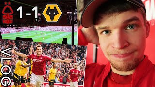 Chris Wood Goal NOT Enough! | NOTTINGHAM FOREST 1-1 WOLVES VLOG