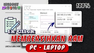 TIPS AMPUH MEMBERSIHKAN RAM DI WINDOWS 10/11 AGAR KOMPUTER TIDAK LEMOT! #2023 #new #AlamSemeneit