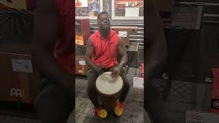 Pop off! @MelsPoppinPercussion's djembe jam has got us groovin'! #guitarcenter #djembe #drummer