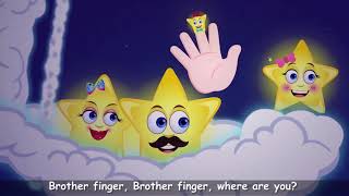 Star Finger Family Song For Kids | Nursery Rhymes & Songs for Children | Baby Hazel Rhymes