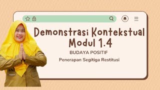 Demonstrasi Kontekstual Modul 1.4  (Budaya Positif)