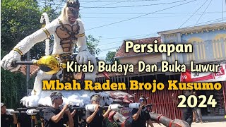 Persiapan Kirab budaya dan buka luwur mbah Raden Brojo kusumo 2024 | Buka luwur | Kirab budaya