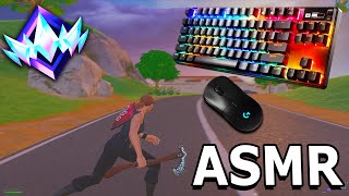 [4K] Relaxing Keyboard ASMR 😴 Fortnite Ranked Gameplay 🏆