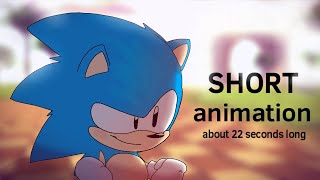 sonic in green hill zone | short animation