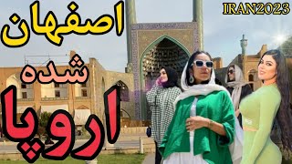 IRAN🇮🇷 - Walking In Isfahan Naqsh-e Jahan Square ایران اصفهان نقش جهان (میدون امام)  Europe