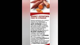 Amazing health benefits of sweet potato #shorts