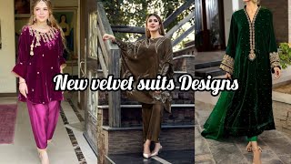 Velvet Dress Designs 2023 | Trending Velvet Suits | Winter Spacial Dresses | Velvet ke suits