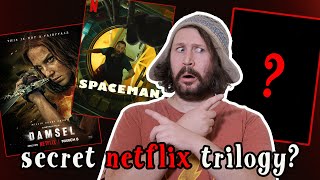 Secret Netflix Trilogy Uncovered! (Damsel Movie Review) kinda.