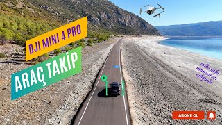 Salda gölü manzarası eşliğinde #djimini4pro araç takip modu | 4K