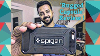 Spigen Rugged Capsule Hybrid Bumper Case for iPhone 6s / 6  Unboxing & Review Flipkart India