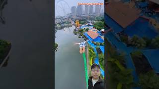 Challenge bungee jumping #bungeejumping #adventure #123go