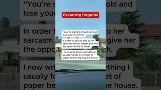 Becoming forgetful. #shorts, #jokes, #funny, #comedy, #humor