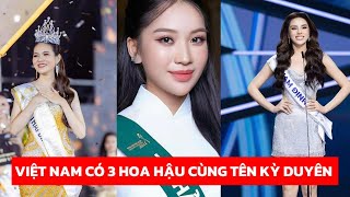 Việt Nam có 3 hoa hậu cùng tên kỳ duyên