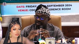 Bobrisky: Tunji Ojo Addresses Journalists At The Ministry Of Interior, Abuja