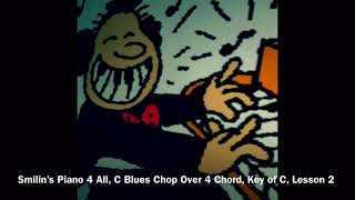 C Blues Chop Over 4 Chord  Lesson 2