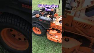 Can we save a $500 abused scag zero turn?? #repair #mechanic #lawnmower