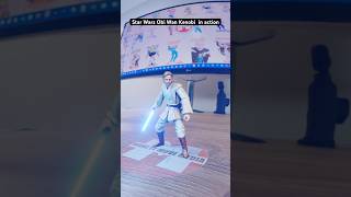 Star Wars Obi Wan Kenobi Action Figure Animation! #starwars #animation #toys