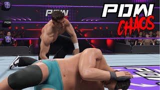 PDW Chaos FULL SHOW, 5 August 2024 (WWE 2K24 Universe Mode)