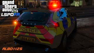 ELS BRITISH PATROL | BLEEP999 VOLVO V40  | LSPDFR British Cops #10 | Grand Theft Auto 5 Police Mod |