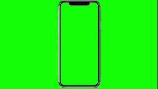 iPhone green screen | mobile frame | No copyright