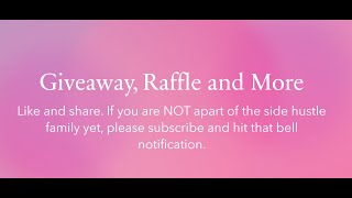 GIVEAWAY, RAFFLE AND MORE