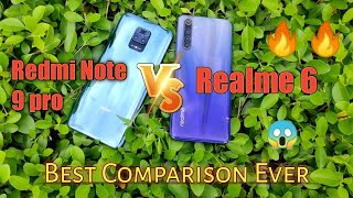 Redmi Note 9 Pro Vs Realme 6 Full Comparison | Asli sach koi nhi batyega🌡️