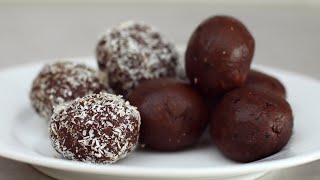 Healthy brownie balls | Quick recipe without baking | Vegan