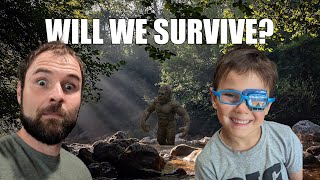 Surviving 24 Hours In the Wilderness - Challenge