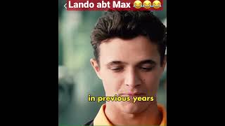 Lando talking about Max could win #singaporegp #shorts #maxverstappen #landonorris