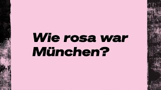 Wie rosa war München? Thomas Niederbühl zu #PopPunkPolitik – Monacensia