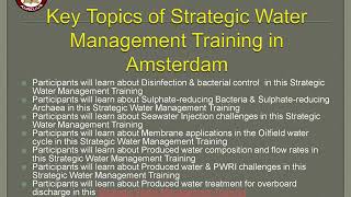 Strategic Water Management Training