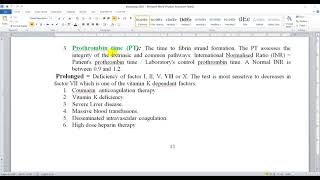 part 3 of Bleeding Disorders / Lab 11