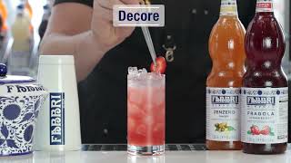 Soda Italiana Morango e Gengibre Fabbri