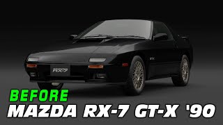 【グランツーリスモ７】カスタムを楽しもう MAZDA  RX-7 GTX'90  この頃が最高だった　走り屋全盛期　サムネはあえてカスタム前のノーマルです