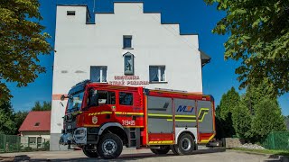 Pokaz sygnalizacji świetlno-dźwiękowej nowego wozu OSP Zagnańsk