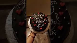 Chocolate Cake decoration ideas | couple cake | Ay ho meri zindgi m bahar ban k | #youtubeshorts