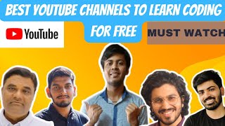 best youtube channels to learn coding for free