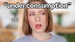 Let's talk about "underconsumption"... (I have mixed feelings)