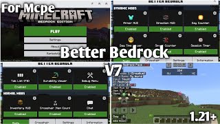 BETTER BEDROCK V7 RELEASE! The Best Utility Texture Pack for Minecraft Bedrock |